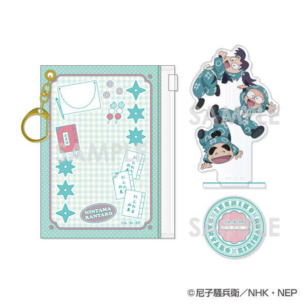 『忍たま乱太郎』ポーチ入りアクリルスタンド 1.乱太郎&きり丸&しんべヱ