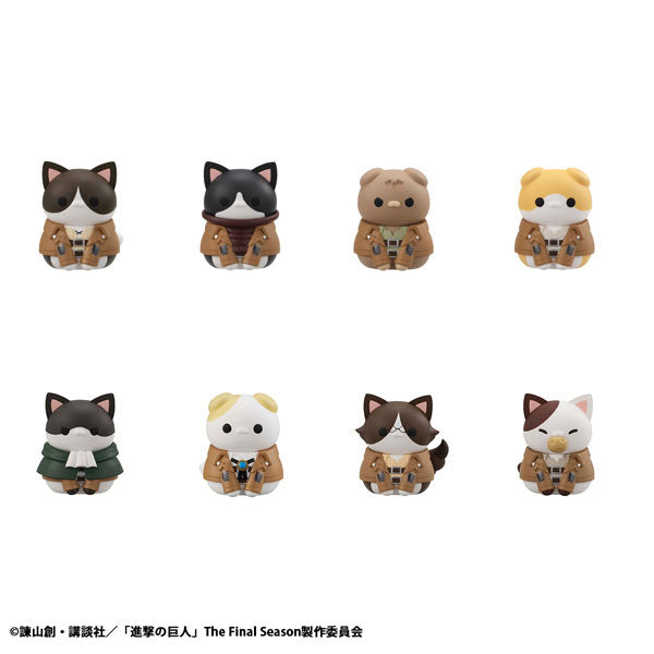 『進撃の巨人』MEGA CAT PROJECT 進撃のニャンコ 調査兵団集合だニャン! 8個入りBOX