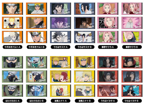 『NARUTO-ナルト- 疾風伝』メモリーカットステッカー 12パック入りBOX