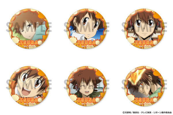 『家庭教師ヒットマンREBORN!』缶バッジセット~沢田綱吉がいっぱいセレクション