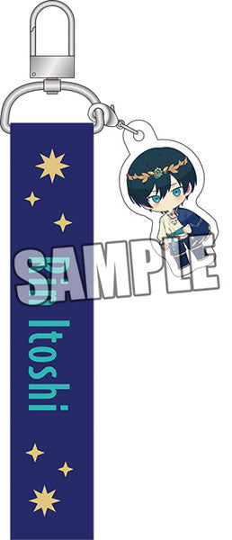 『ブルーロック』チャーム付き刺繍ネームタグ「糸師凛」ホロスコープVer.