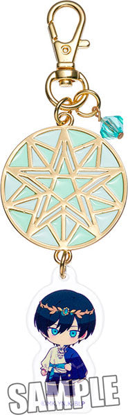 『ブルーロック』ステンドグラス風キーホルダー「糸師凛」ホロスコープVer.