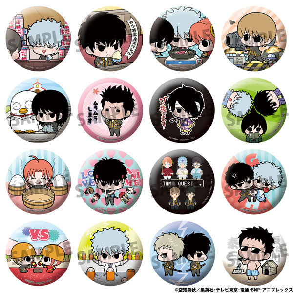 銀魂』缶バッジコレクション 銀魂 名場面編 16個入りBOX – Anime