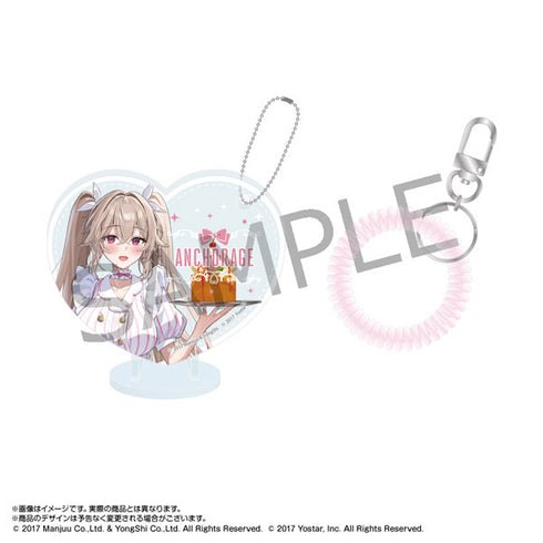 『アズールレーン』×パセラ ぴくりあアクキー&スタンド+コイルブレスレット アンカレッジ