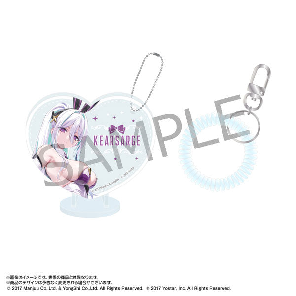 『アズールレーン』ぴくりあアクキー&スタンド+コイルブレスレット キアサージ(バニーガール)