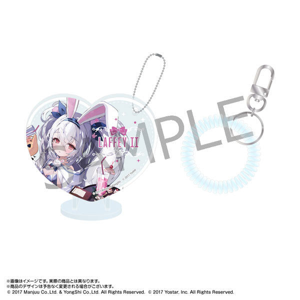 『アズールレーン』ぴくりあアクキー&スタンド+コイルブレスレット ラフィーII(バニーガール)