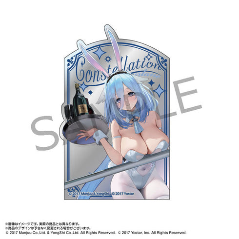 『アズールレーン』パブミラー風ステッカー コンステレーション(バニーガール)