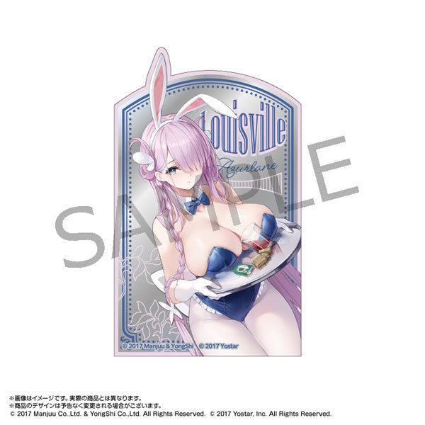 『アズールレーン』パブミラー風ステッカー ルイビル(バニーガール)