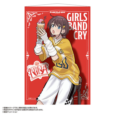 『ガールズバンドクライ』×HUB B2タペストリー 井芹仁菜