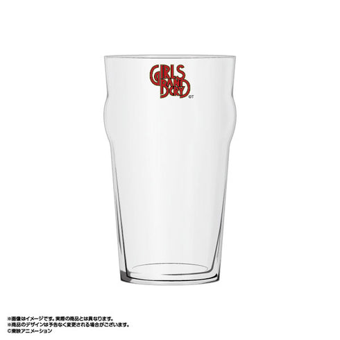 『ガールズバンドクライ』×HUB コラボロゴパイントグラス