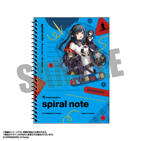 『アークナイツ』オペぬい 描き起こしスパイラルノート クロージャ