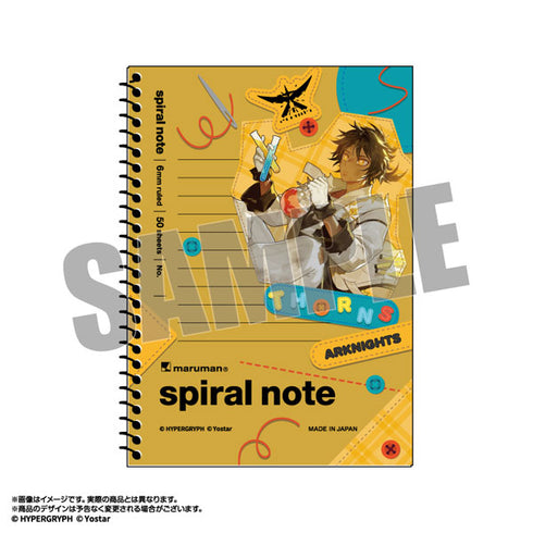 『アークナイツ』オペぬい 描き起こしスパイラルノート ソーンズ