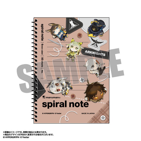 『アークナイツ』オペぬい ミニキャラスパイラルノート 集合
