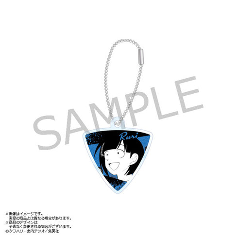 『ふつうの軽音部』ギターピック型メタリックアクキー 真島るり