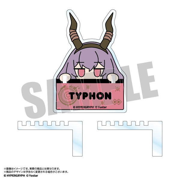 『アークナイツ』らばぴーく! ひっかけアクリル ティフォン