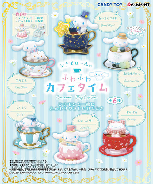 "Sanrio" Cinnamoroll's Fluffy Cafe Time 6-Piece Box