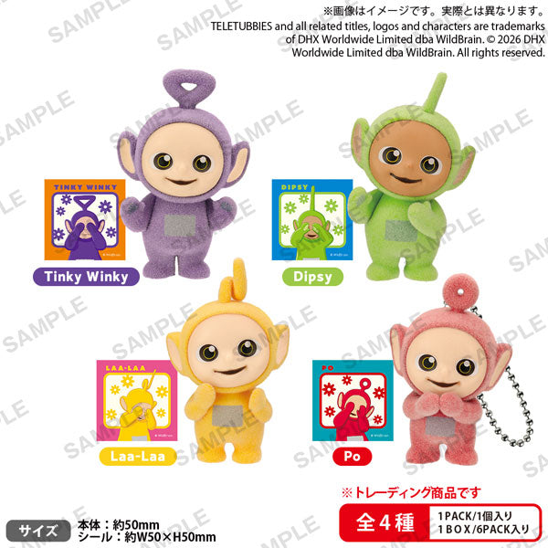 『テレタビーズ』BUSHIROAD THE BOX フロッキーフィギュアキーホルダー 6個入りBOX