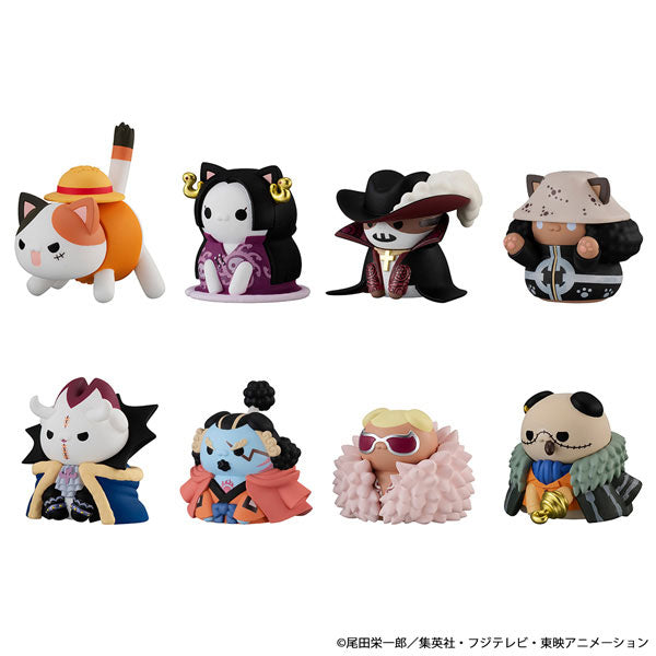 『ワンピース ONE PIECE』MEGA CAT PROJECT ニャンピースニャーン! ルフィと王下七武海 8個入りBOX