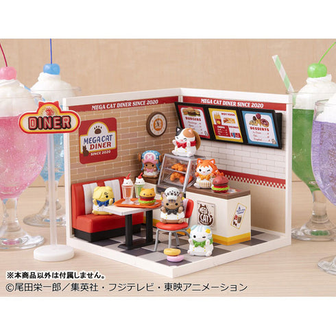 『ONE PIECE ワンピース』MEGA CAT PROJECT ニャンピースニャーン!DINER! 6個入りBOX