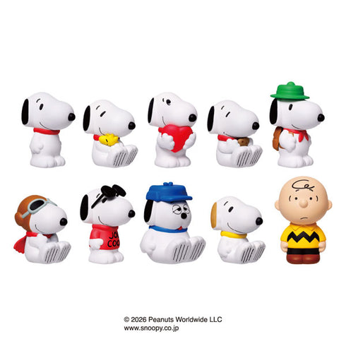 『スヌーピー』PEANUTS ソフビパペットマスコット 10個入りBOX