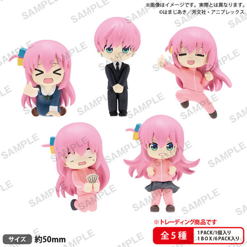 『ぼっち・ざ・ろっく!』BUSHIROAD THE BOX ぼっちちゃんがいっぱいフィギュアvol.3 6個入りBOX