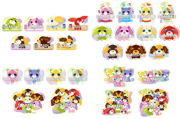 『お茶犬』キャラカットステッカーガム 16パック入りBOX
