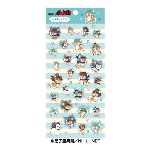 "Nintama Rantarō" Animal Fourze Clear Stickers (1): First-Year Students & School Staff