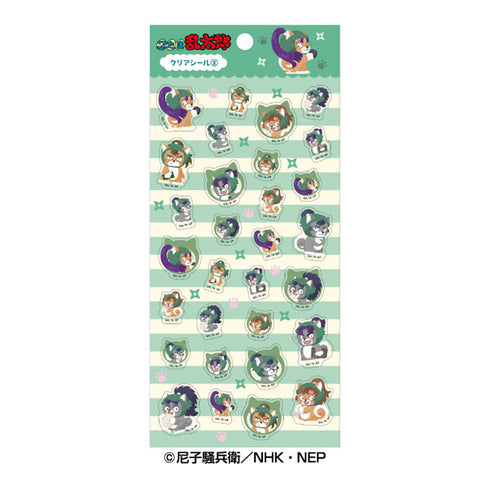 "Nintama Rantarō" Animal Fourze Clear Stickers (2) Sixth Grade