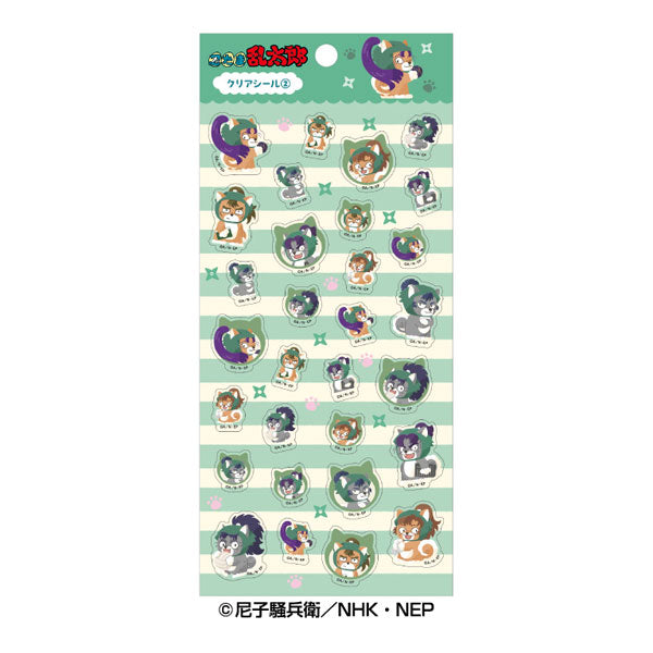 "Nintama Rantarō" Animal Fourze Clear Stickers (2) Sixth Grade