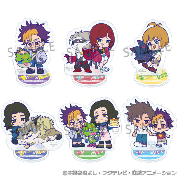"Digimon Beat Break" Acrylic Stands: Buddy Collection, 6-Piece Box Set