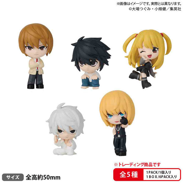 "DEATH NOTE" BUSHIROAD THE BOX DEATH NOTE Collection Figures RICH 6-Piece Box Set