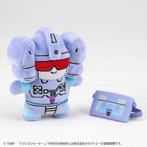《變形金剛》Mochibotts 絨毛玩偶 Frenzy 卡塞特隆收納包組