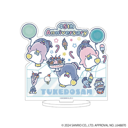 『はぴだんぶい』ホログラムアクリルスタンド02/集合デザイン(グラフアートイラスト)