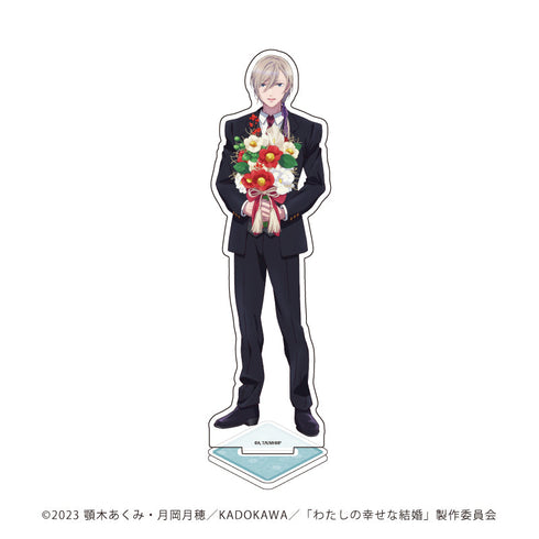 『わたしの幸せな結婚』ホログラムアクリルスタンド02/久堂 清霞 椿ver.(描き下ろしイラスト)