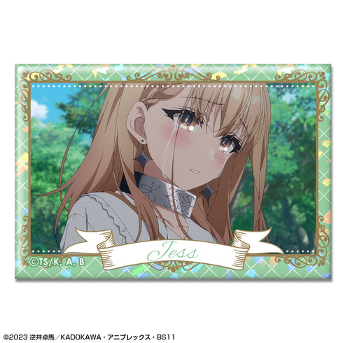 『豚のレバーは加熱しろ』ホログラム缶バッジ デザイン04(ジェス/D)