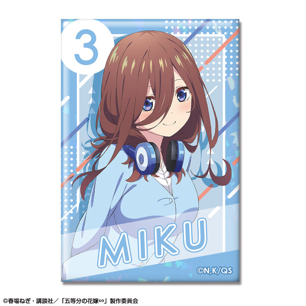 『五等分の花嫁∽』ホログラム缶バッジ デザイン05(中野三玖/A)