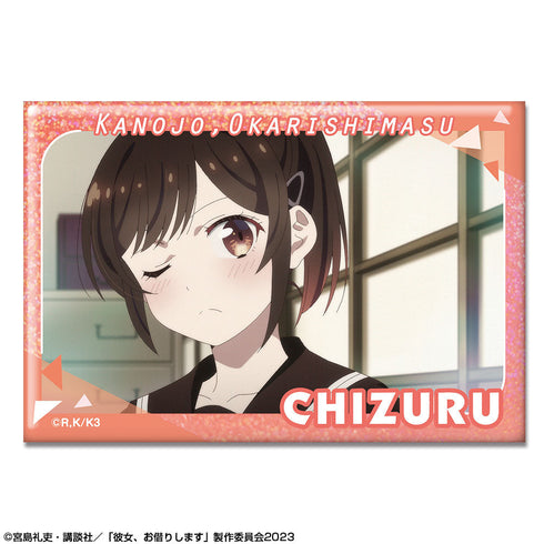 『彼女、お借りします』ホログラム缶バッジ Ver.2 デザイン04(水原千鶴/D)【202405再販】
