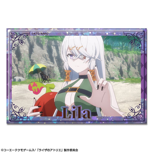 『ライザのアトリエ』ホログラム缶バッジ デザイン19(リラ・ディザイアス/A)