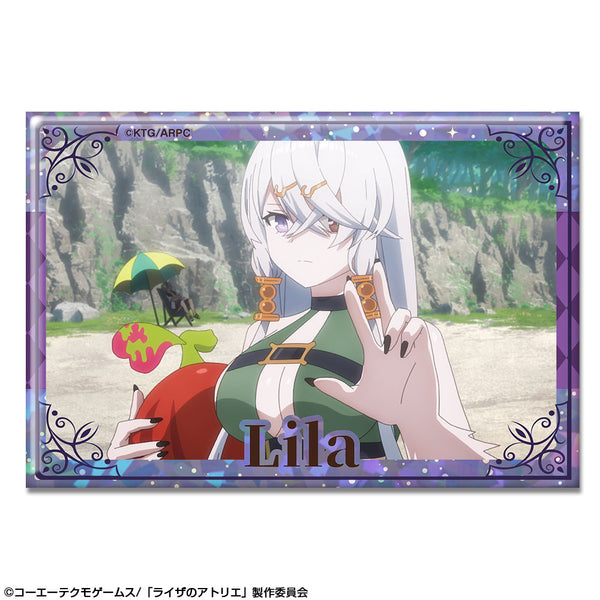 『ライザのアトリエ』ホログラム缶バッジ デザイン19(リラ・ディザイアス/A)