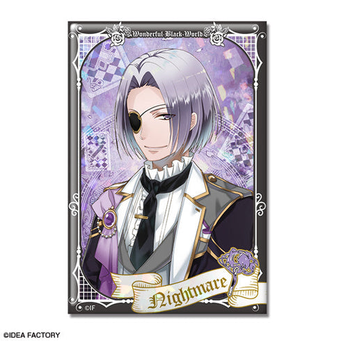 『スペードの国のアリス ~Wonderful Black World~』ホログラム缶バッジ デザイン04(ナイトメア=ゴットシャルク)【202404再販】