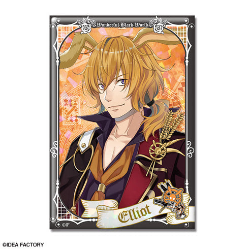 『スペードの国のアリス ~Wonderful Black World~』ホログラム缶バッジ デザイン09(エリオット=マーチ)【202404再販】