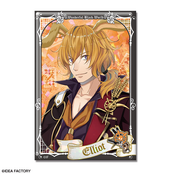 『スペードの国のアリス ~Wonderful Black World~』ホログラム缶バッジ デザイン09(エリオット=マーチ)【202404再販】
