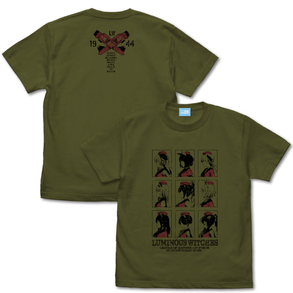 『連盟空軍航空魔法音楽隊ルミナスウィッチーズ』ルミナスウィッチーズ Tシャツ/MOSS