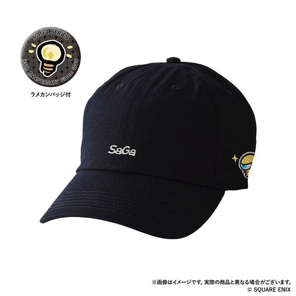『サガ シリーズ 』サガ シリーズ 35周年 せんせい ひらめきキャップ(カンバッジ付) 【SaGa Design Works】