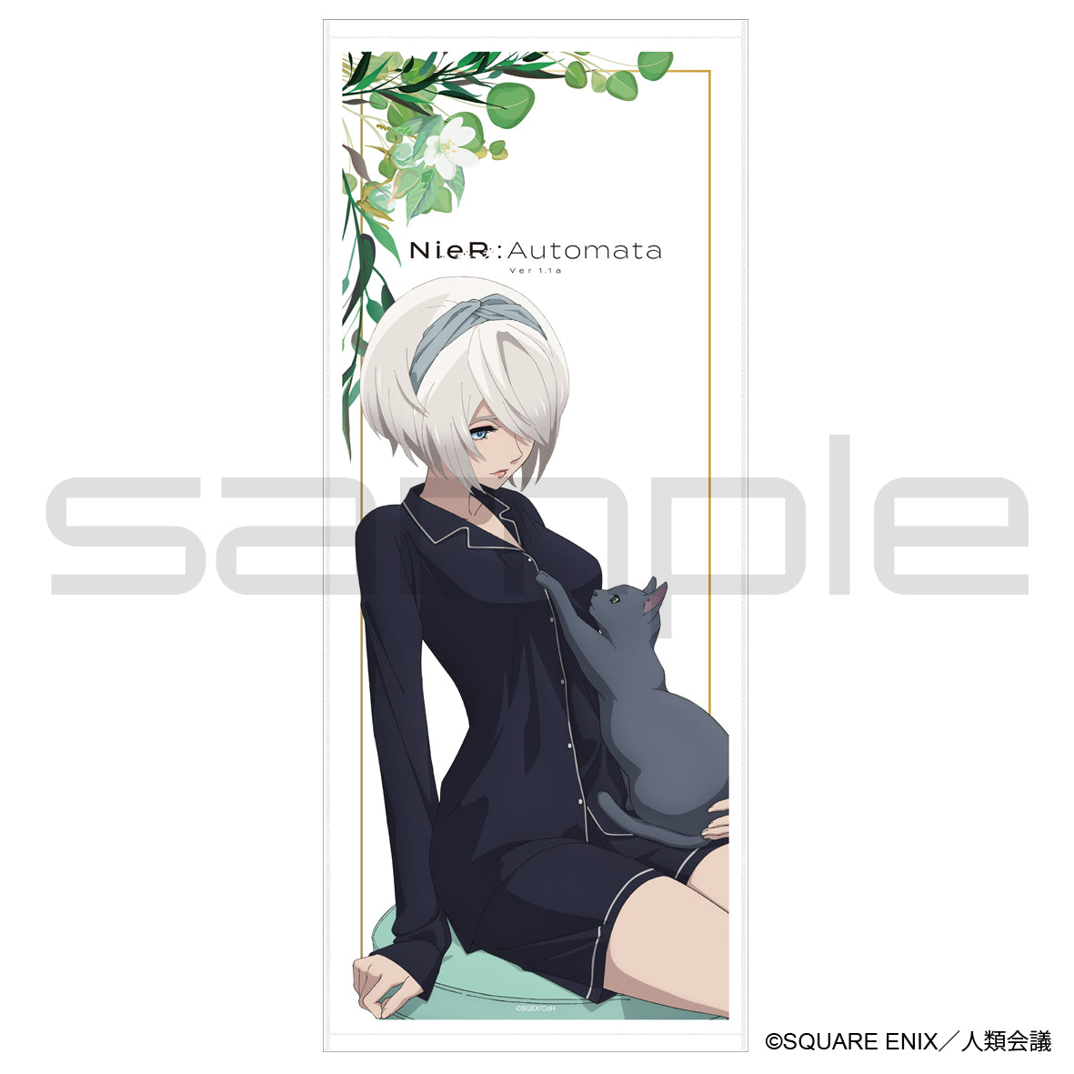 NieR:Automata Ver1.1a』フェイスタオル2B – Anime Store JP（アニメ