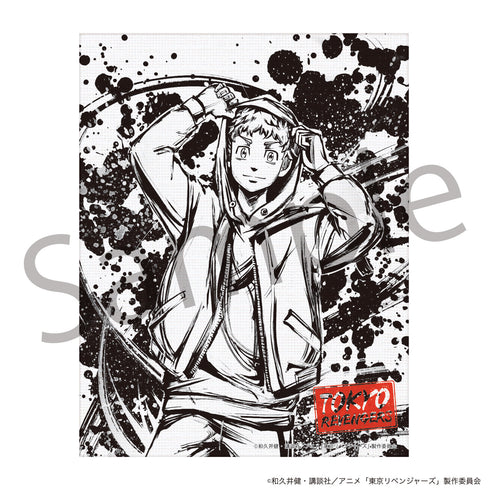 『東京リベンジャーズ』ミニキャンバス 墨絵 花垣武道 (タケミチ)