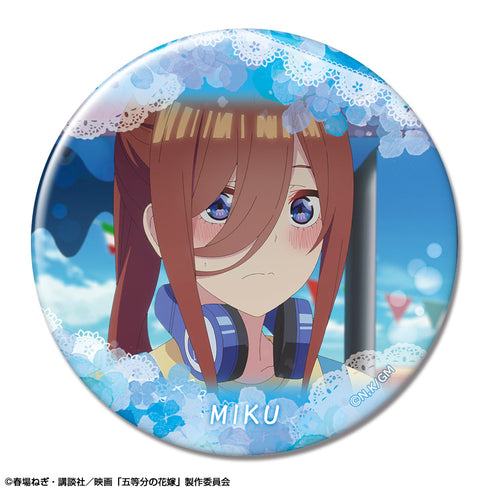 『映画 五等分の花嫁』缶バッジ デザイン30(中野三玖/F)【202405再販】