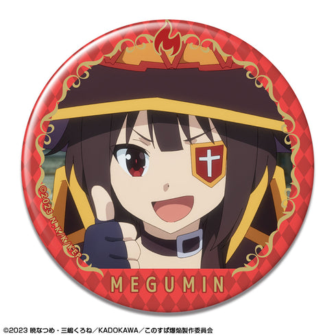 『この素晴らしい世界に爆焔を!』缶バッジ デザイン05(めぐみん/E)【202405再販】