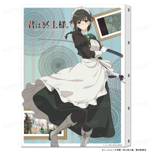 『君は冥土様。』描き下ろし キャンバスアート【雪(メイド服)】【202506再販】