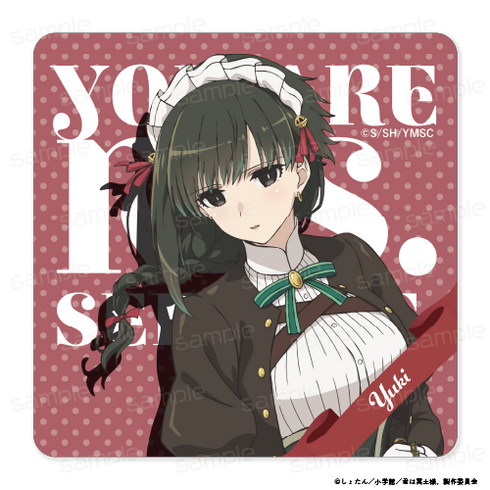 『君は冥土様。』ラバーマットコースター【雪 B】